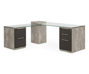 Alva Executive Desk, Right-Facing Return