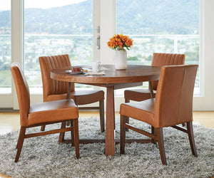 Barrima Dining Chair - Saddle/Walnut